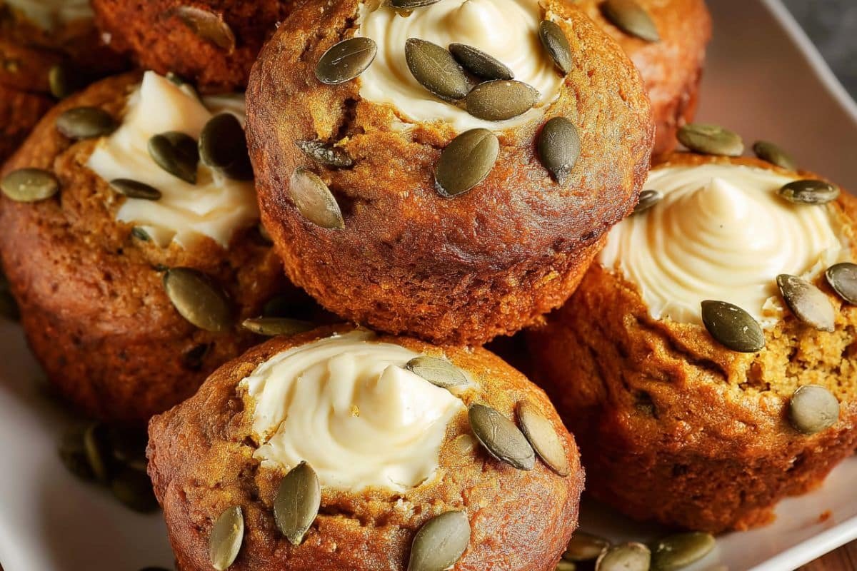 Pumpkin Cream Cheese Muffins