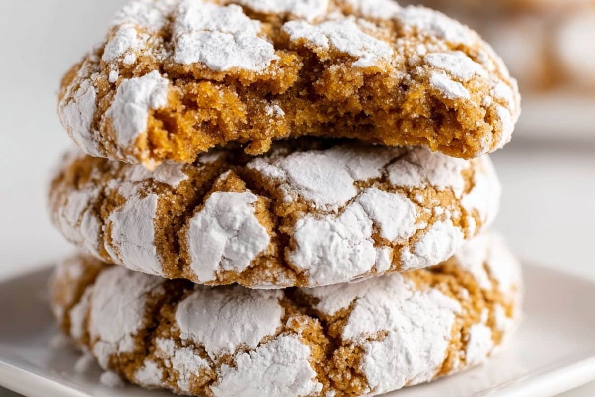 Pumpkin Crinkle Cookies