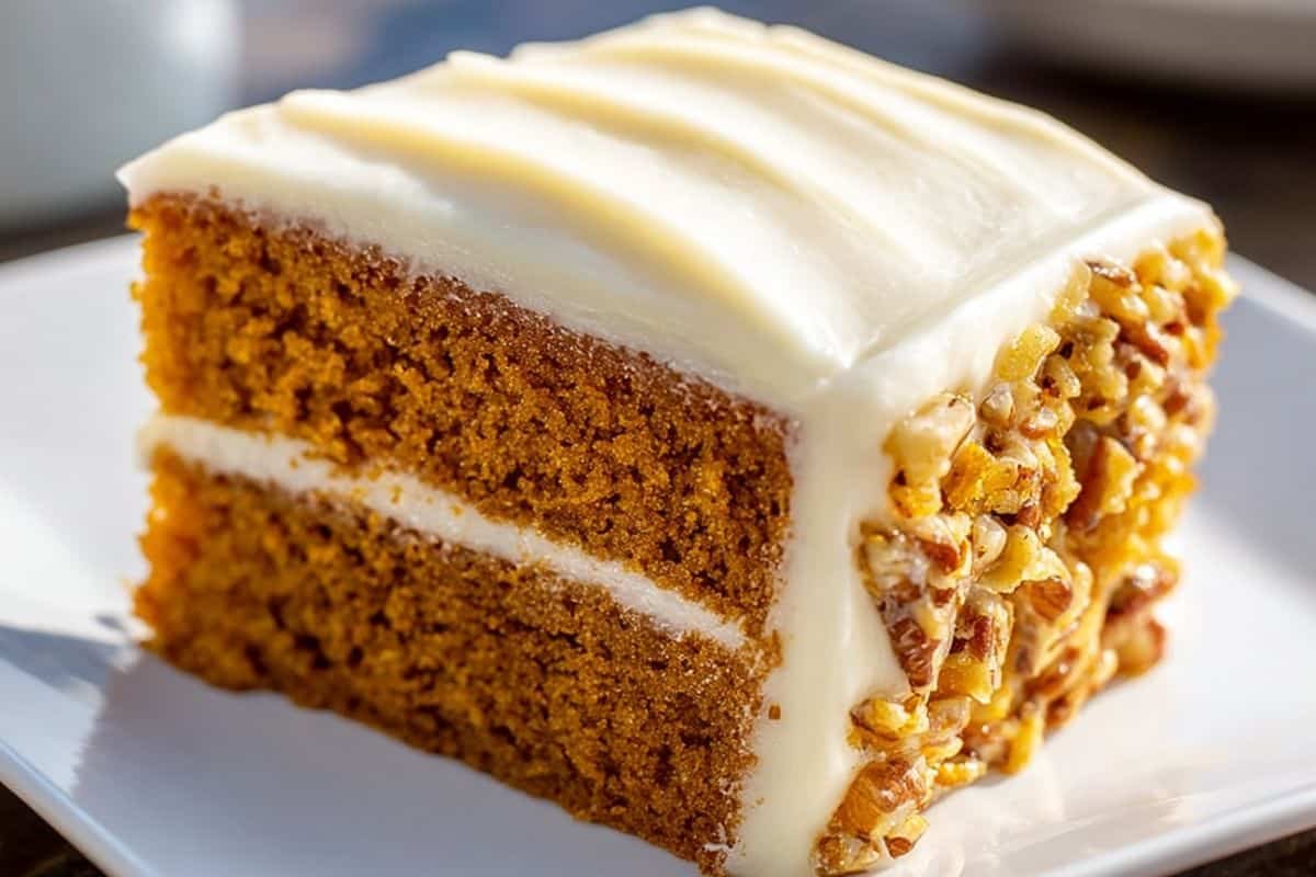 Pumpkin Spice Cake with Cream Cheese Frosting