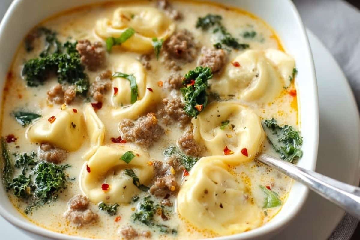 Sausage Tortellini Soup