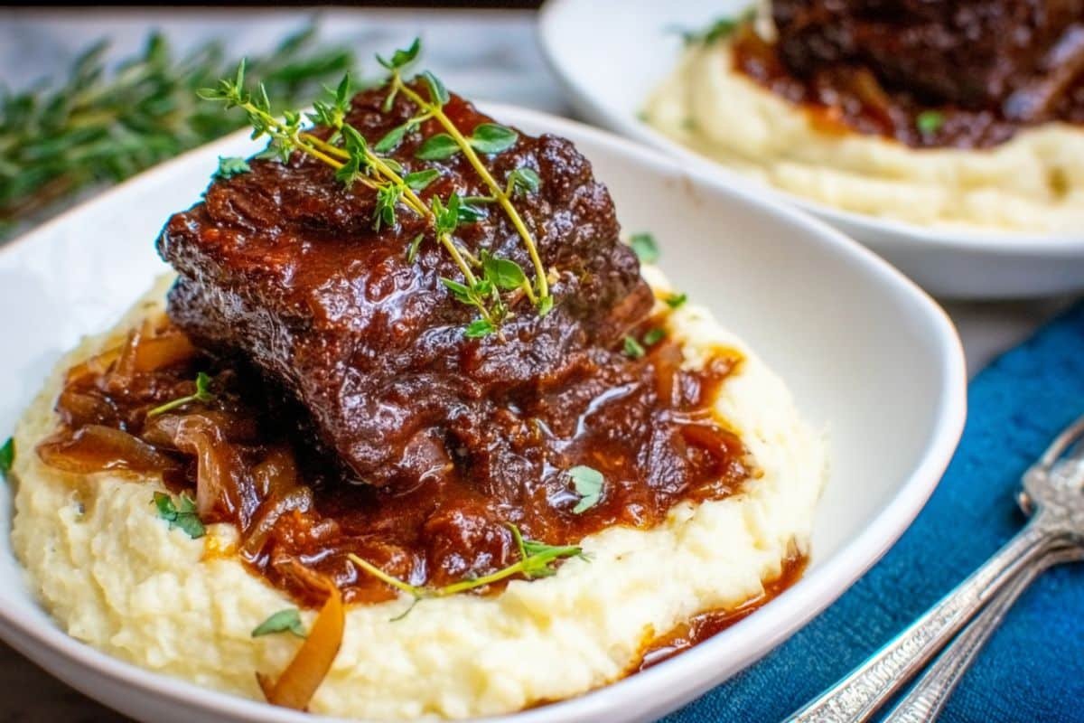 Slow‑Braised Beef Short Ribs Recipe