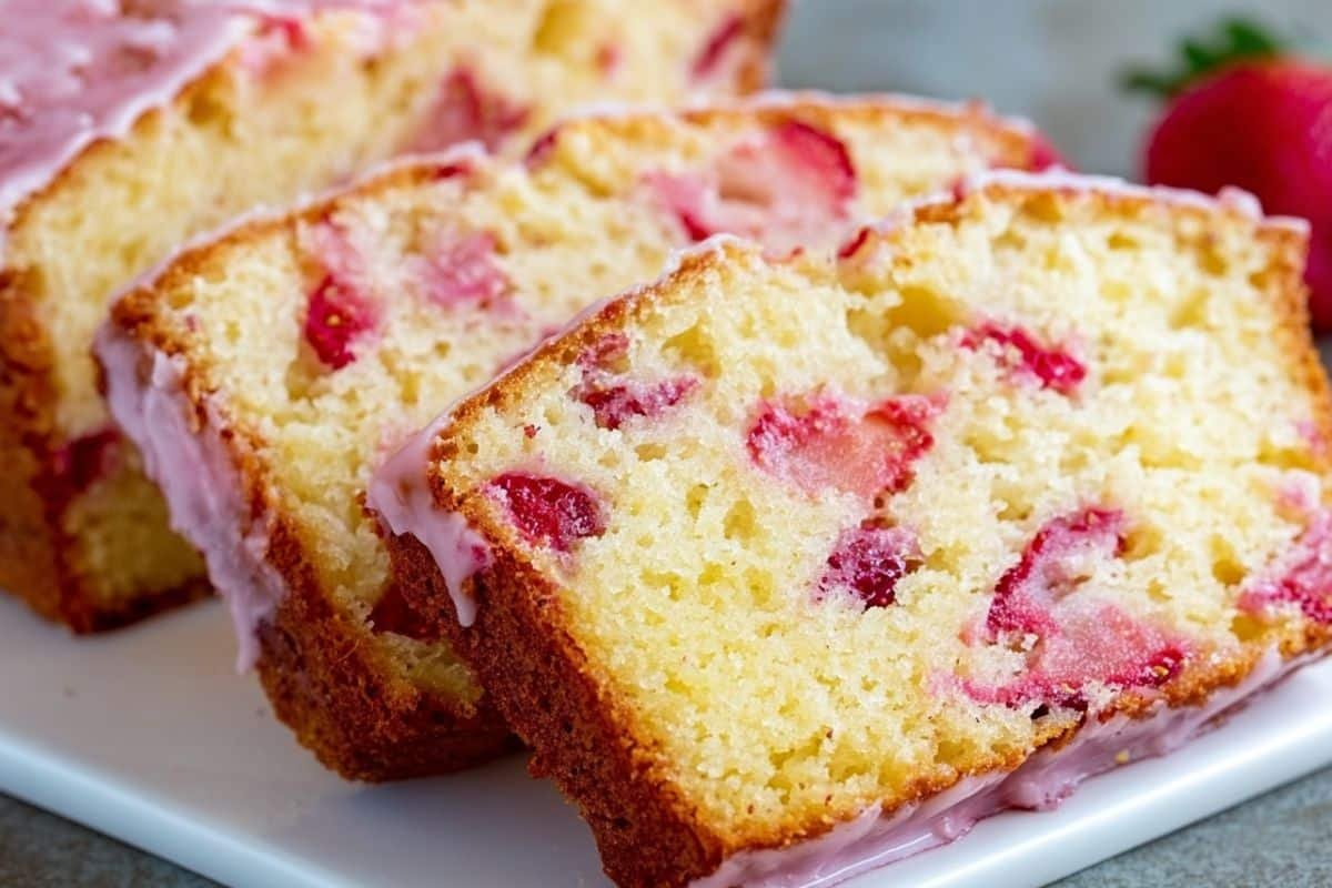 Strawberry Pound Cake