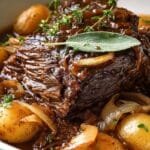 Apple Cider Pot Roast with Potatoes recipe
