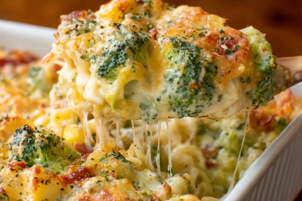 Baked Potato Chicken and Broccoli Casserole