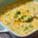 Broccoli cheese soup recipe