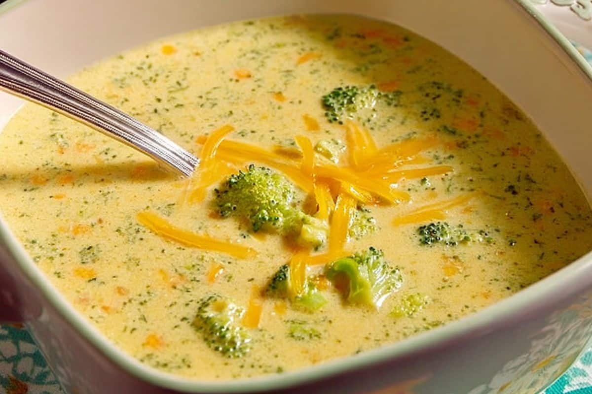 Broccoli cheese soup
