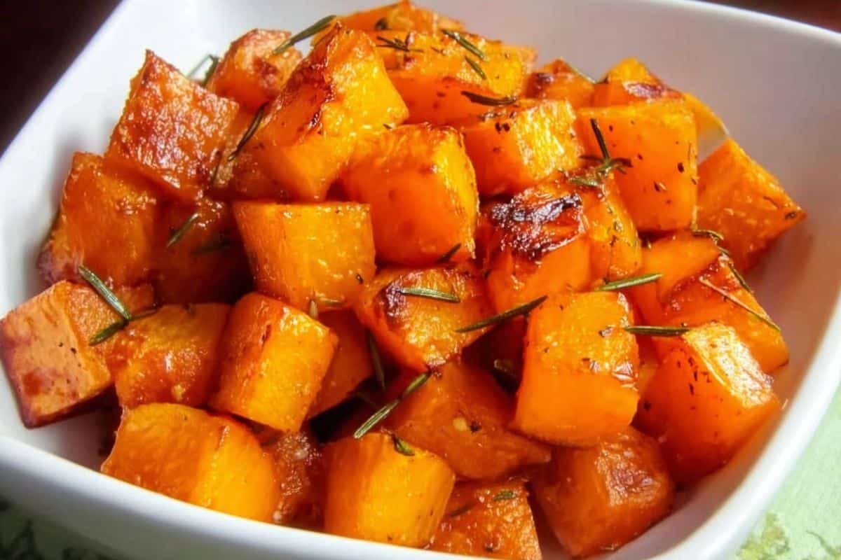 Brown Sugar Roasted Butternut Squash
