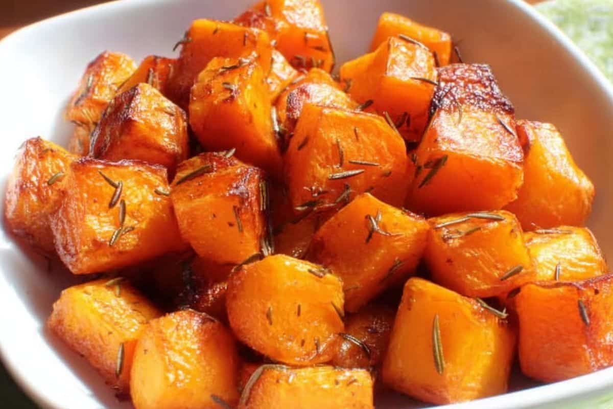 Brown Sugar Roasted Butternut Squash