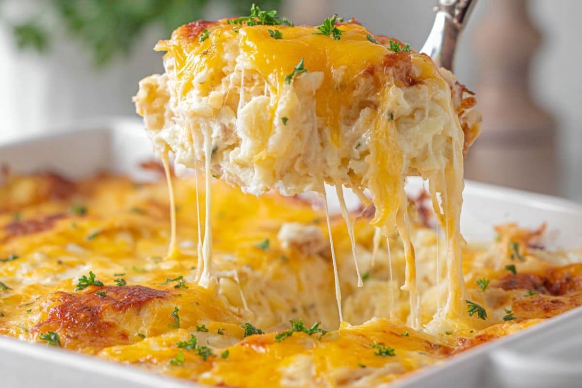 Cheesy Angel Chicken and Rice