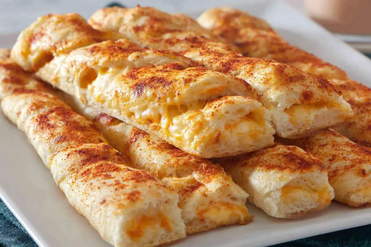 Cheesy Chicken Taco Breadsticks recipe