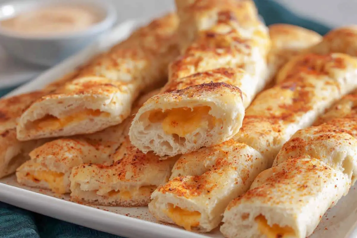 Cheesy Chicken Taco Breadsticks
