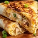 Cheesy Garlic Chicken Wraps recipe