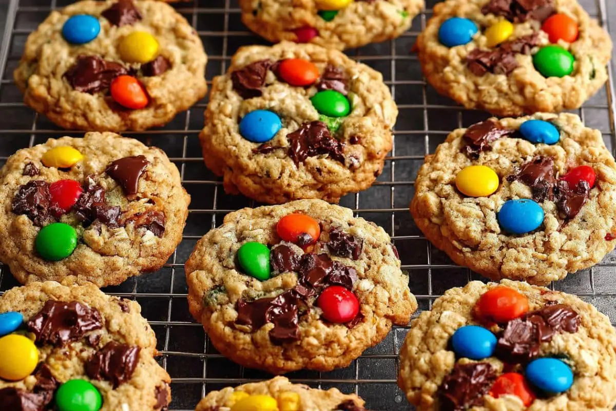 Chewy Monster Cookies