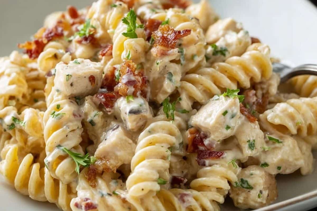 Chicken Bacon Ranch Pasta