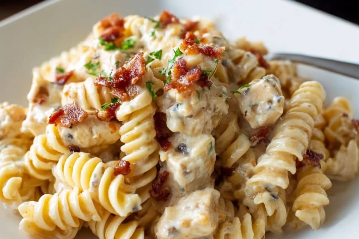 Chicken Bacon Ranch Pasta