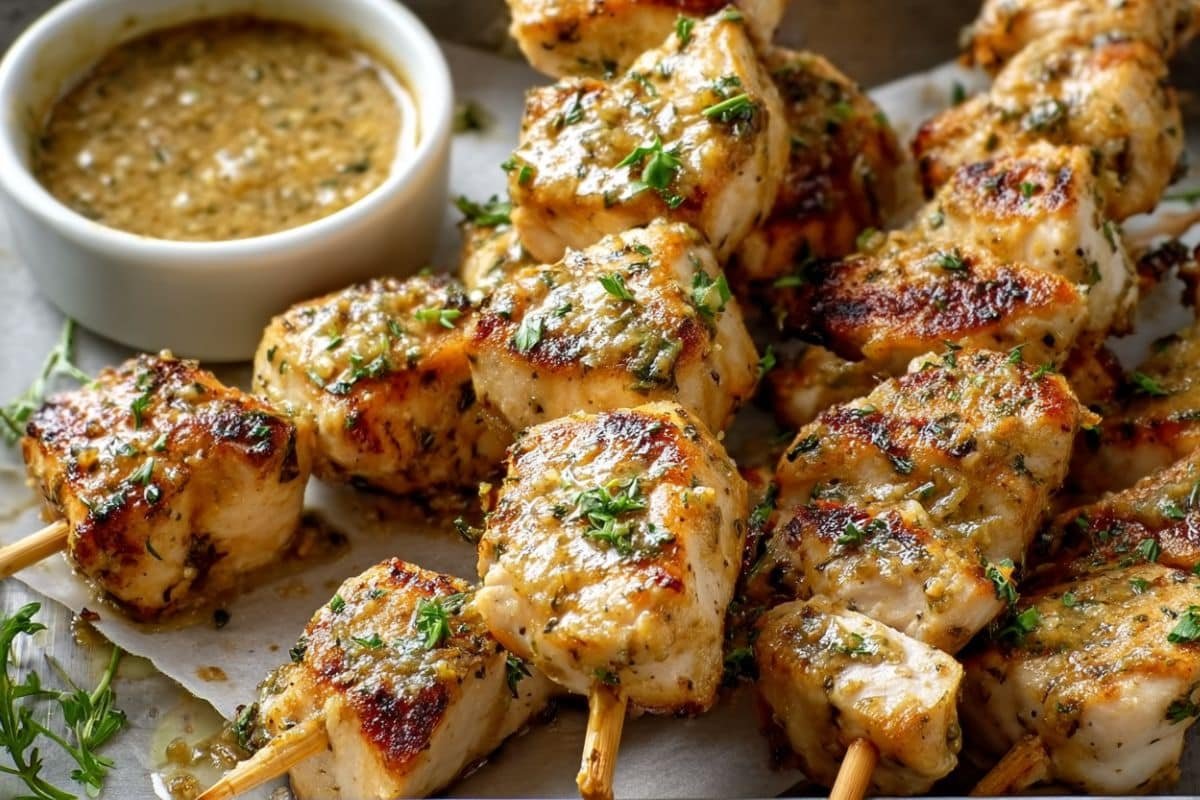 Cowboy Butter Chicken Skewers