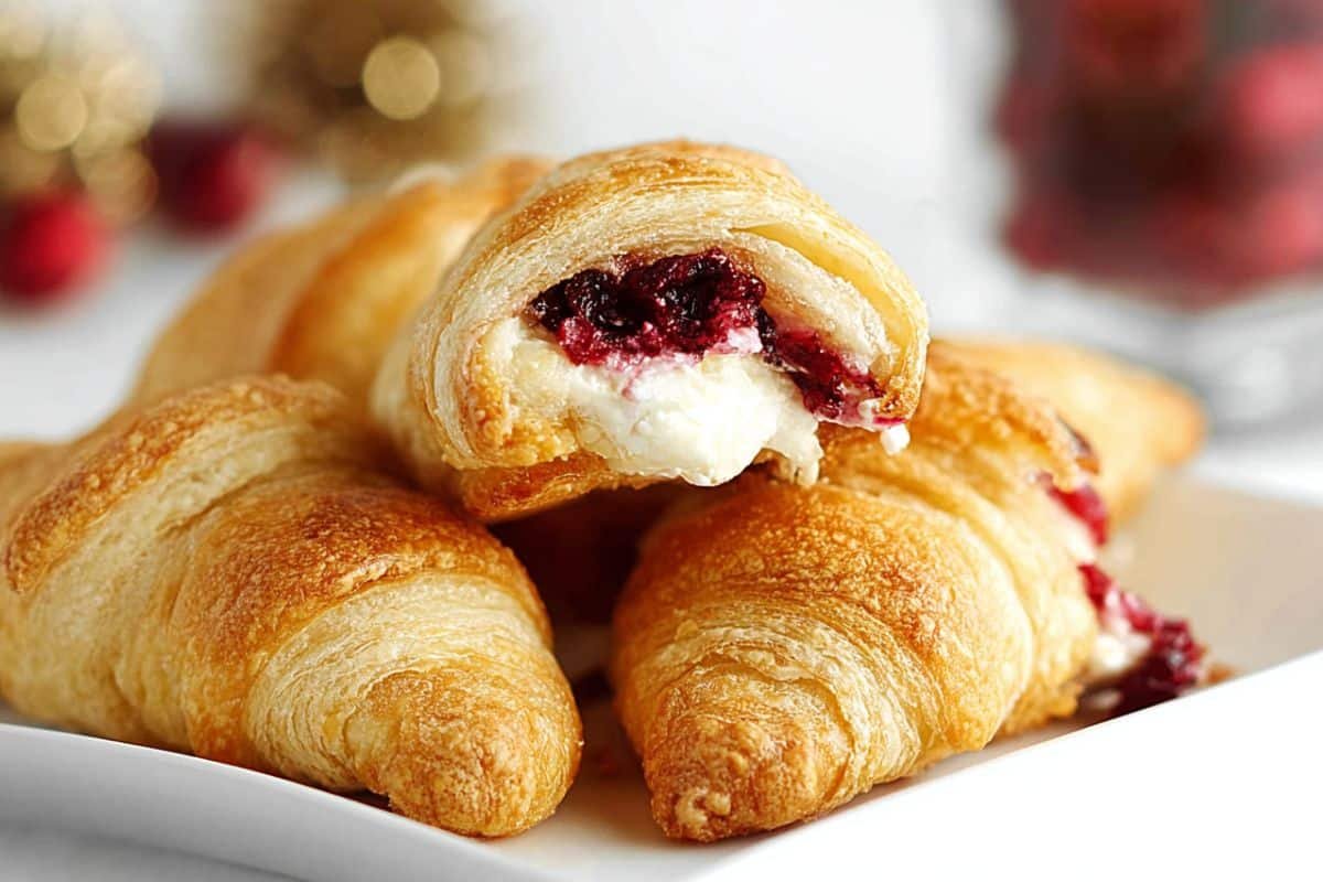 Cream Cheese Cranberry Crescent Rolls
