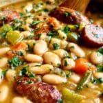 Creamy Bean Soup with Sausage recipe
