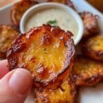 Crispy Cheesy Dill Pickle Chips recipe