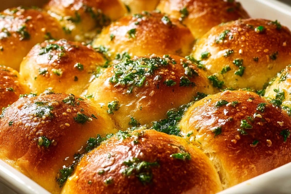 Garlic Butter Dinner Rolls