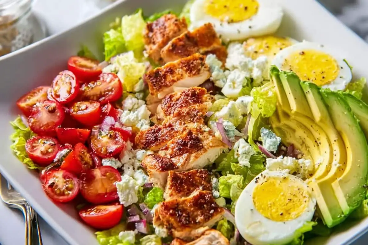 Honey Mustard Chicken Cobb Salad recipe
