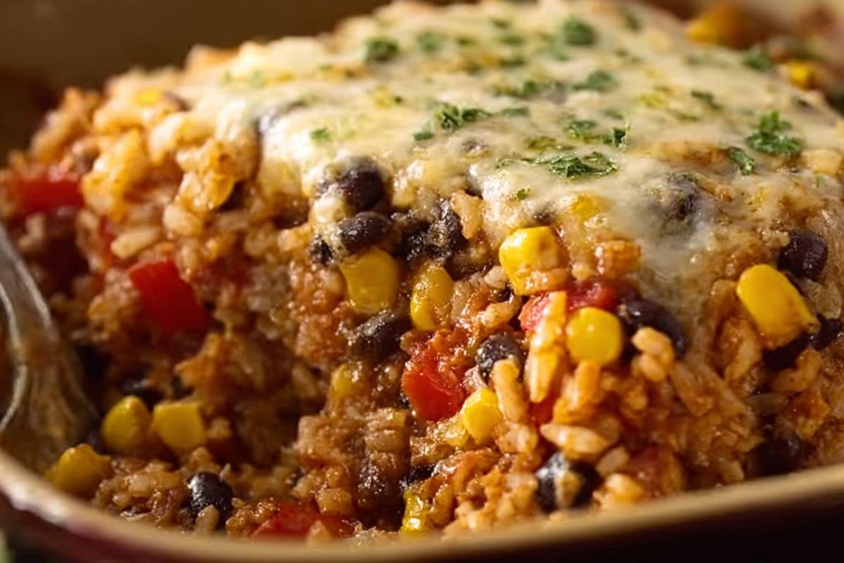 Mexican Ground Beef Casserole with Rice (Beef Mince!)