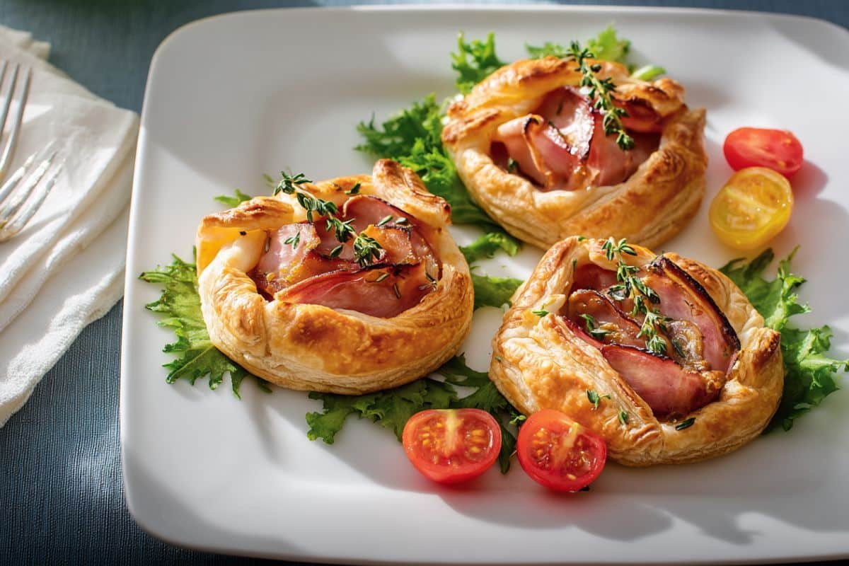 Mini Ham & Cheese Galettes