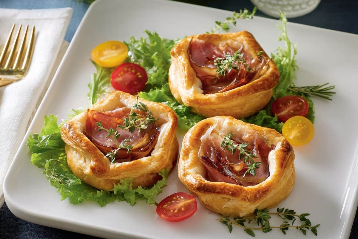 Mini Ham & Cheese Galettes