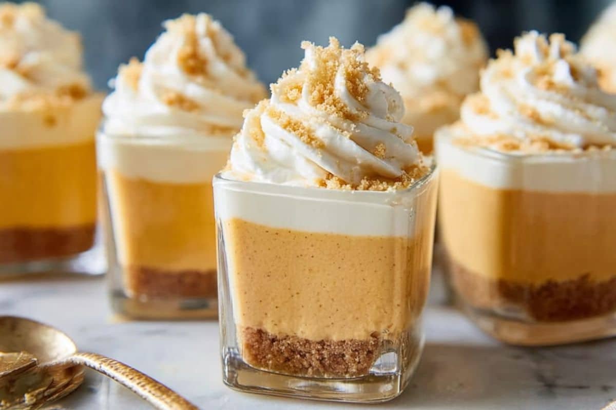 Mini Pumpkin Pie Cheesecakes