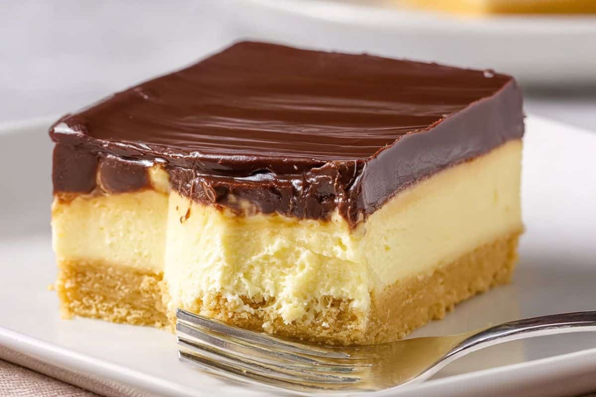 No-Bake Boston Cream Pie Bars