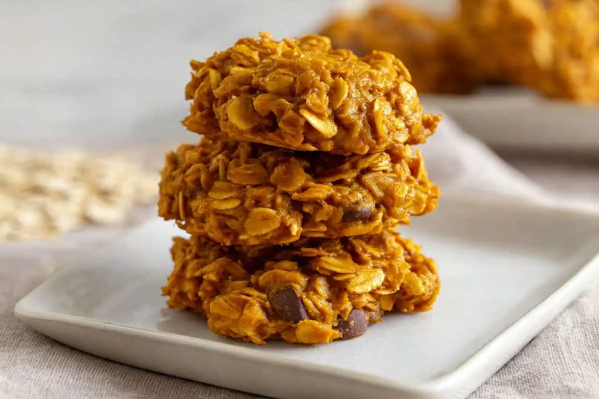 No Bake Pumpkin Cookies