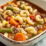 Old Fashioned Vegetable Soup With Ground Beef recipe