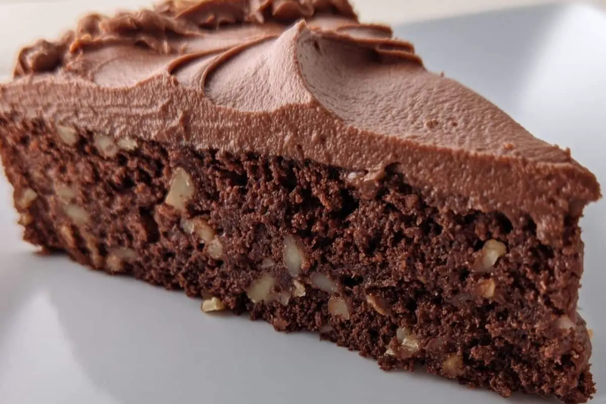 One Bowl Chocolate Walnut Cake