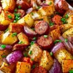 Sheet Pan Sausage and Potatoes recipe