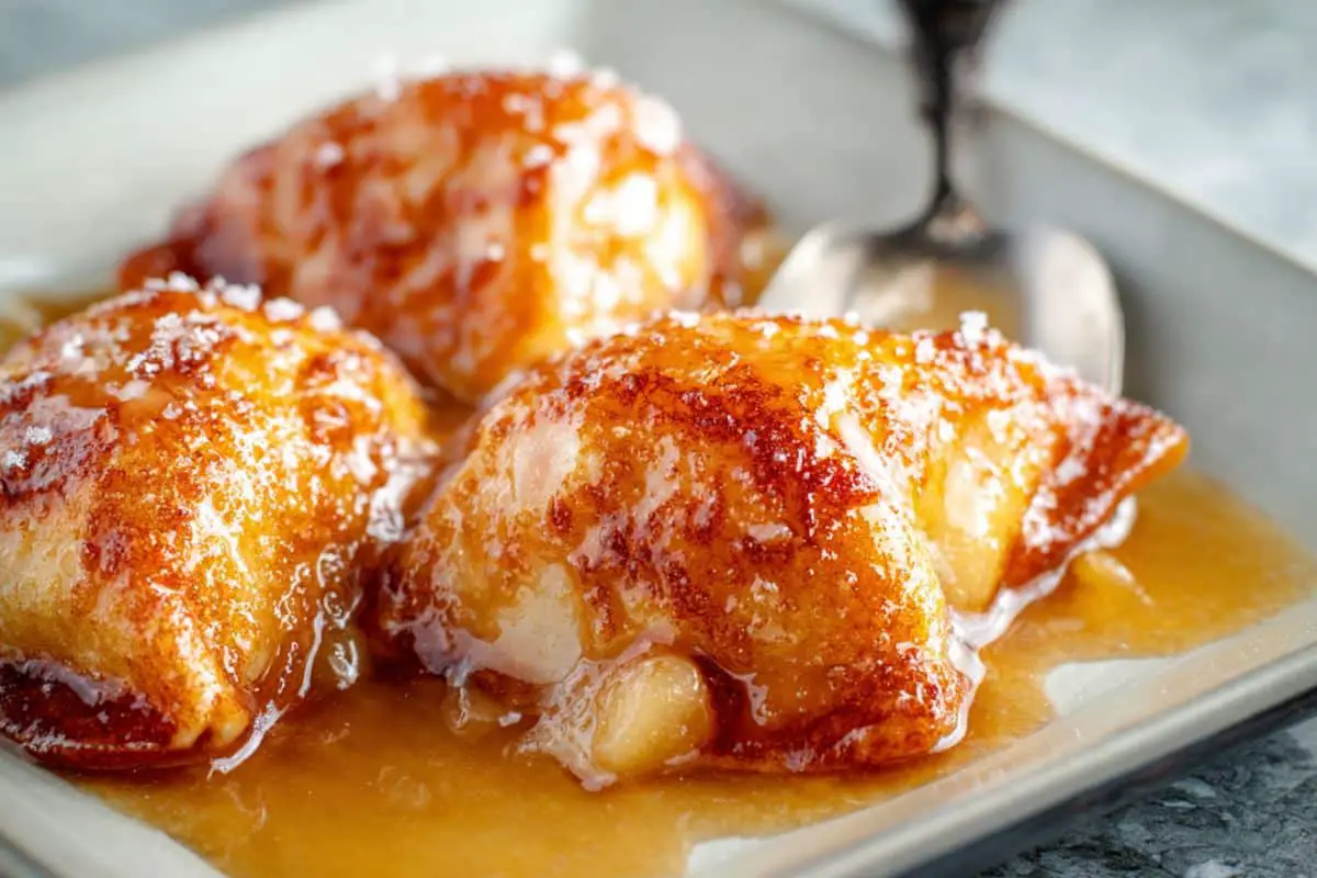 Skillet Apple Pie Biscuits recipe