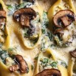 Spinach & Mushroom Stuffed Shells recipe