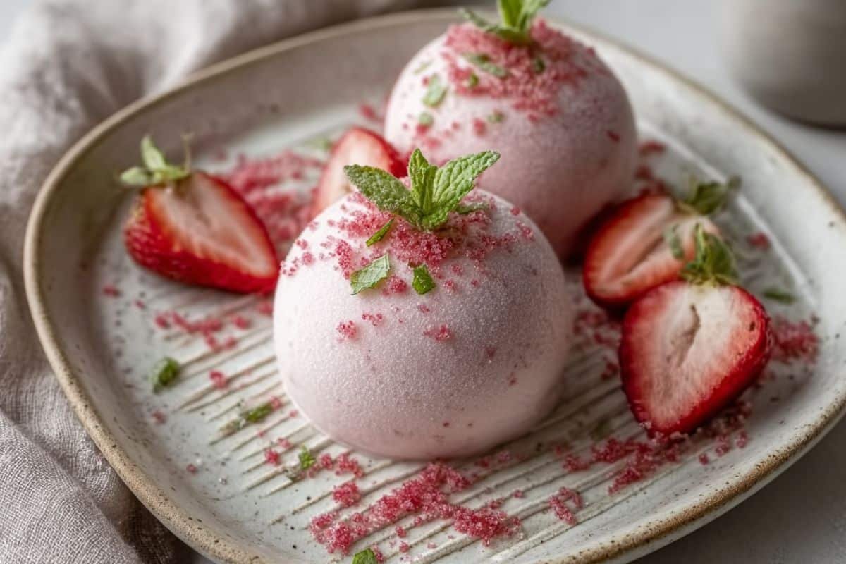 Strawberry Cheesecake Protein Balls