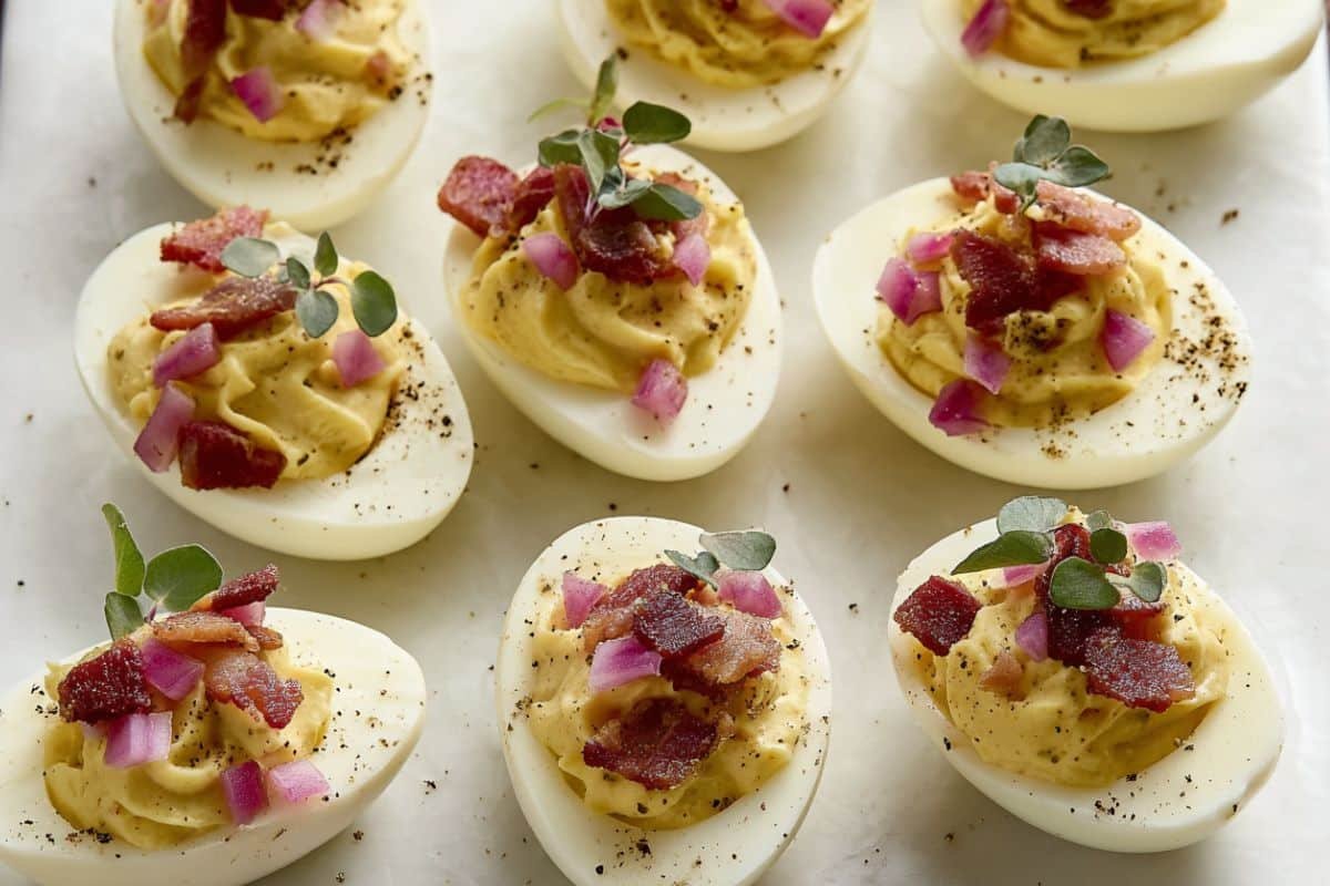 Thanksgiving Deviled Eggs