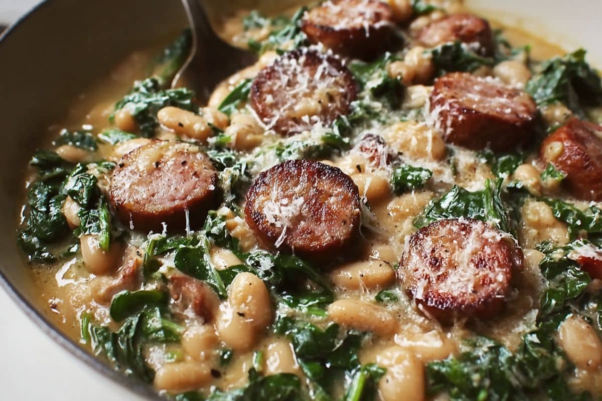 White Bean and Sausage Skillet