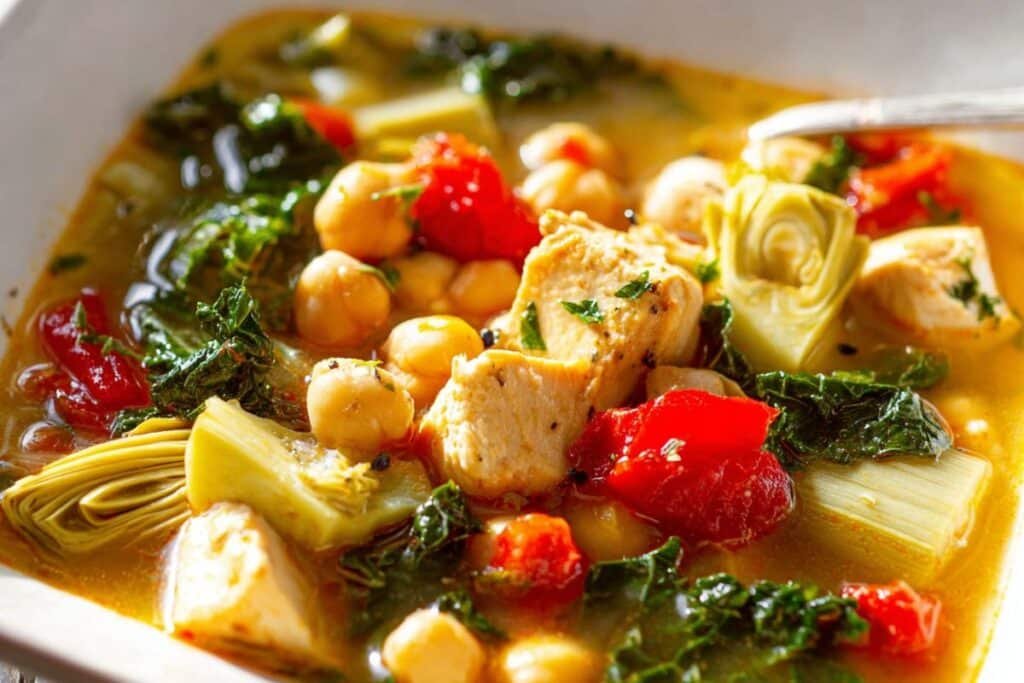 30‑Minute Mediterranean Chicken Soup 3 30-Minute Mediterranean Chicken Soup