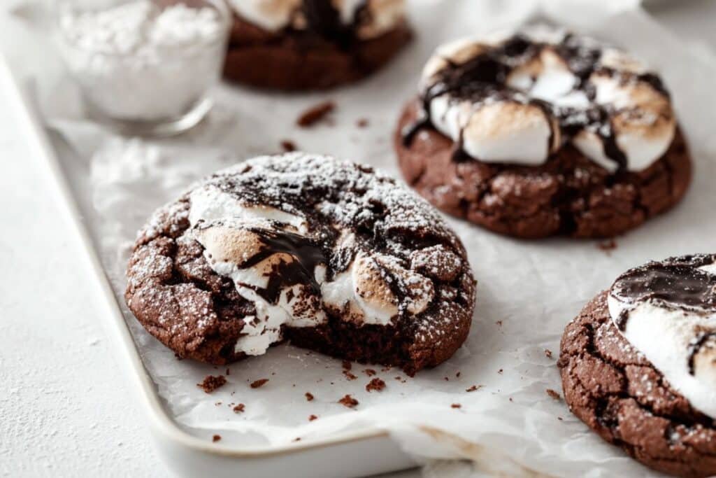 Chocolate Marshmallow Cookies