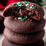 Chocolate Thumbprint Cookies recipe