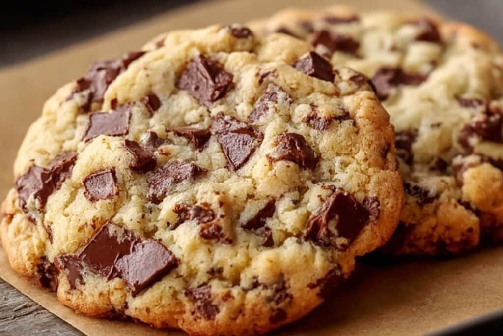 Chocolate Toffee Shortbread Cookies 3 Chocolate Toffee Shortbread Cookies