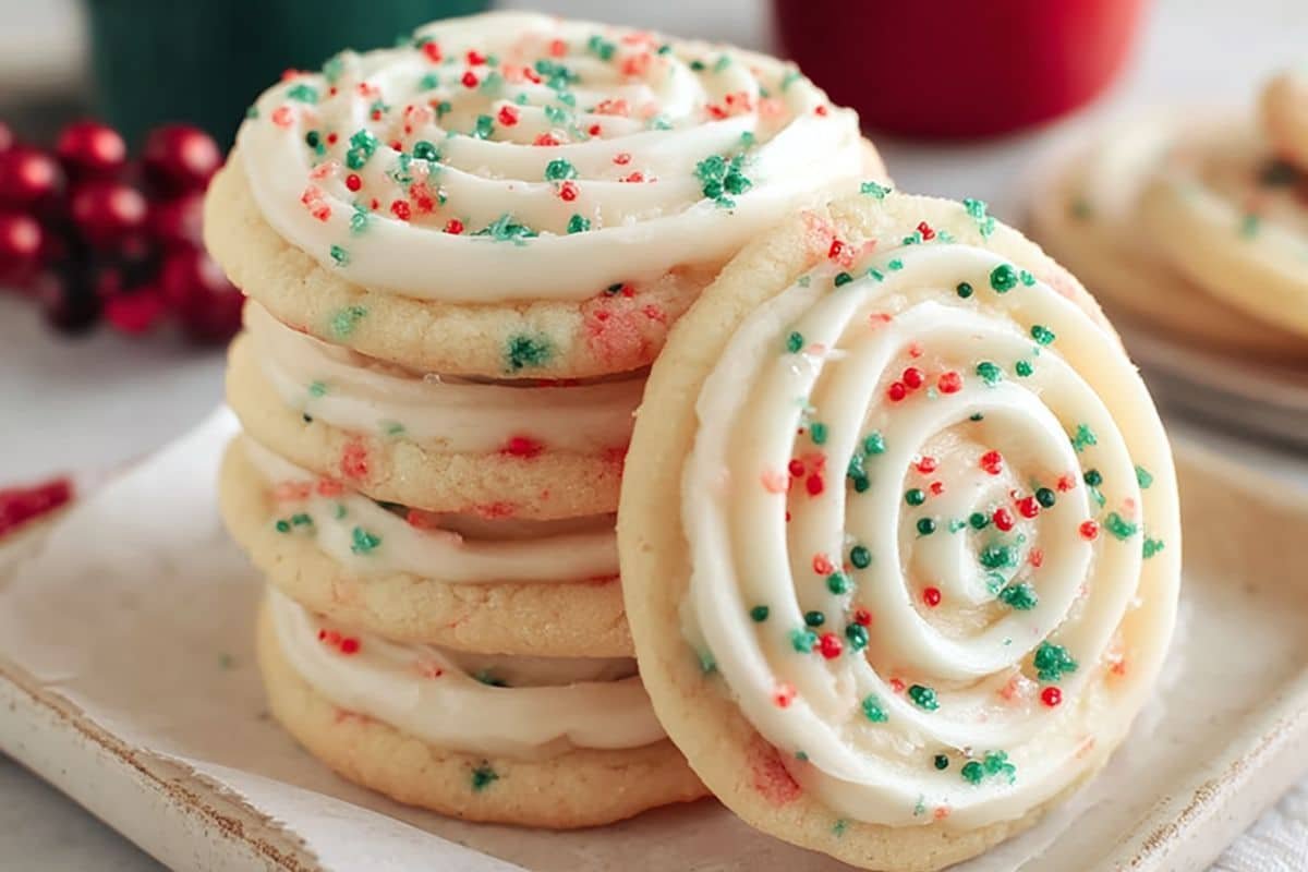Christmas Sugar Cookies (Crumbl Copycat)