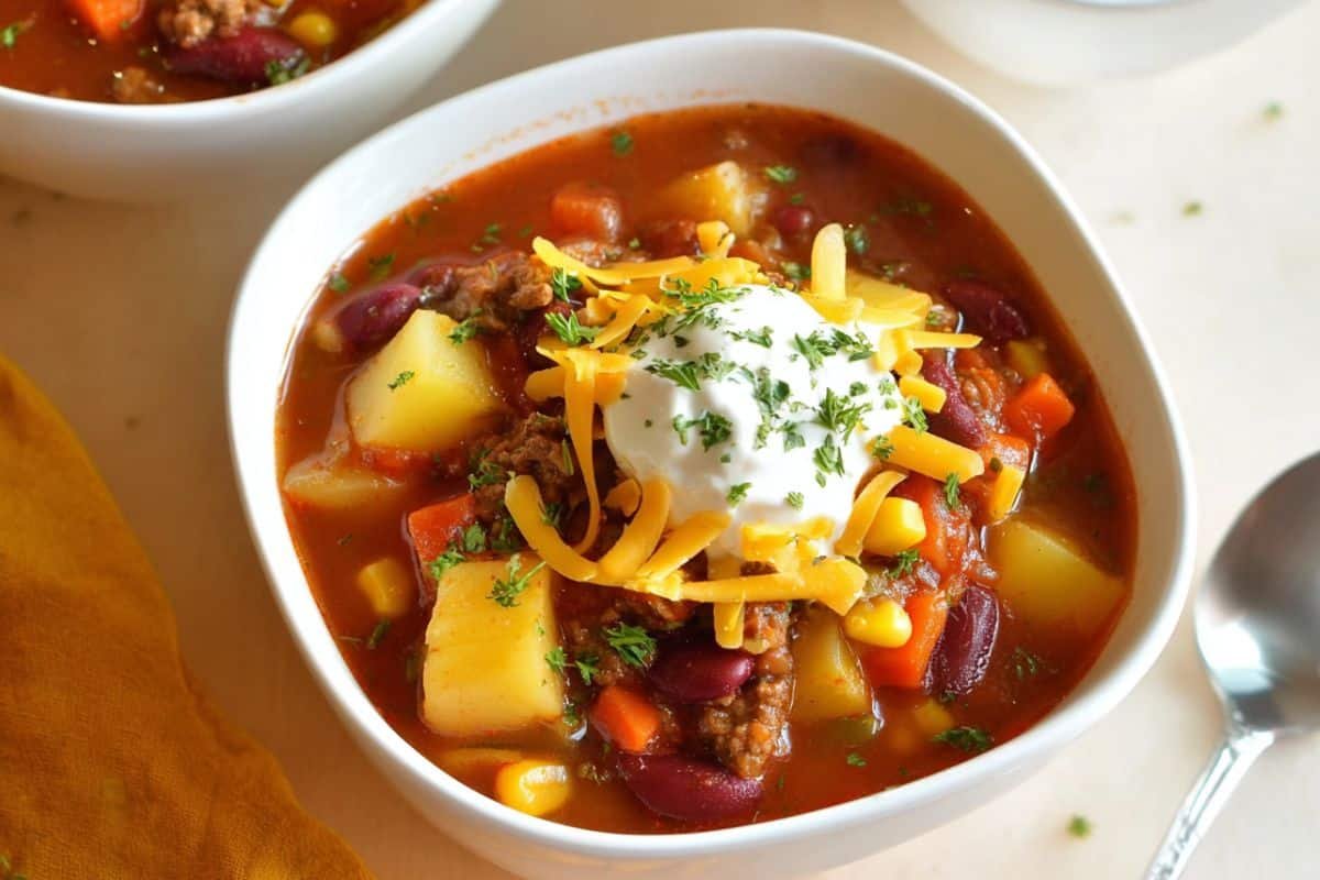 Cowboy Hamburger Soup