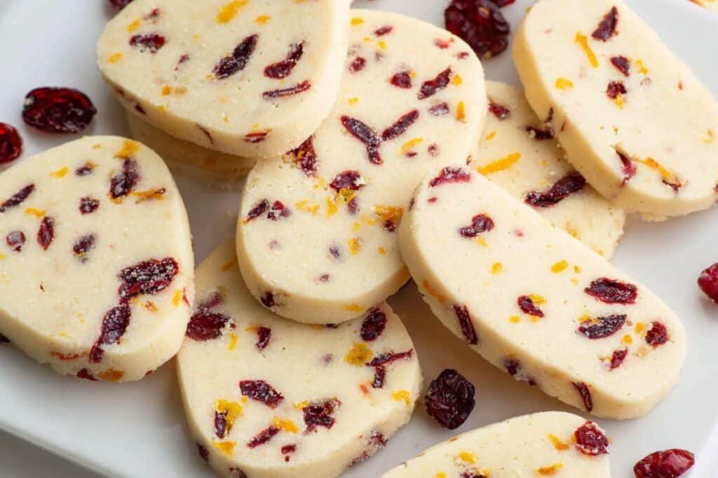 Cranberry Orange Shortbread Cookies 3 Cranberry Orange Shortbread Cookies