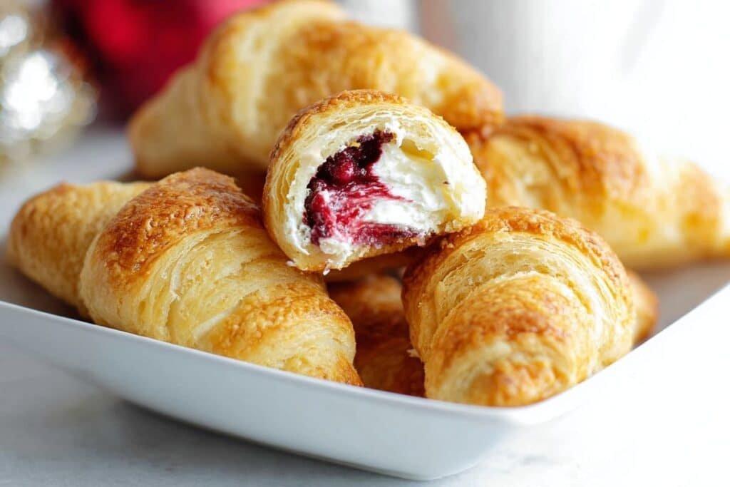 Cream Cheese Cranberry Crescent Rolls