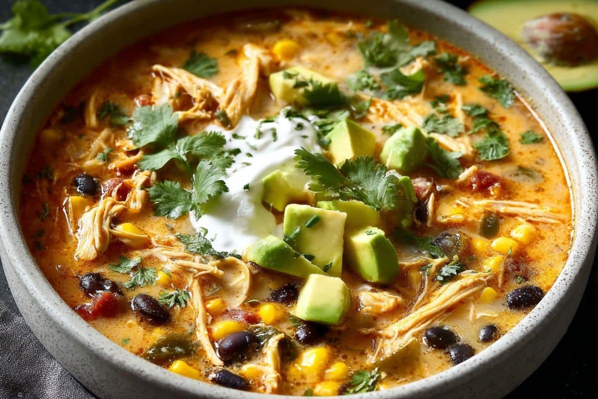 Creamy Chicken Enchilada Soup