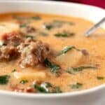 Creamy Keto Tuscan Chicken Soup recipe