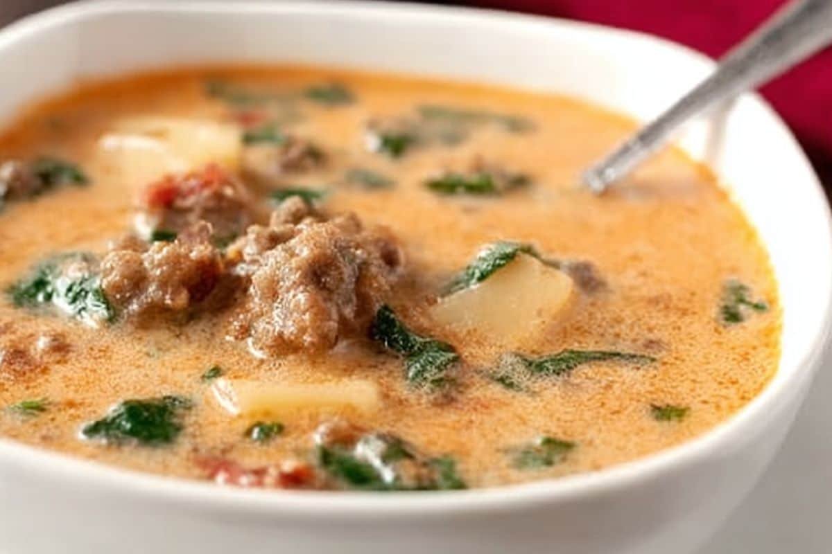 Creamy Keto Tuscan Chicken Soup
